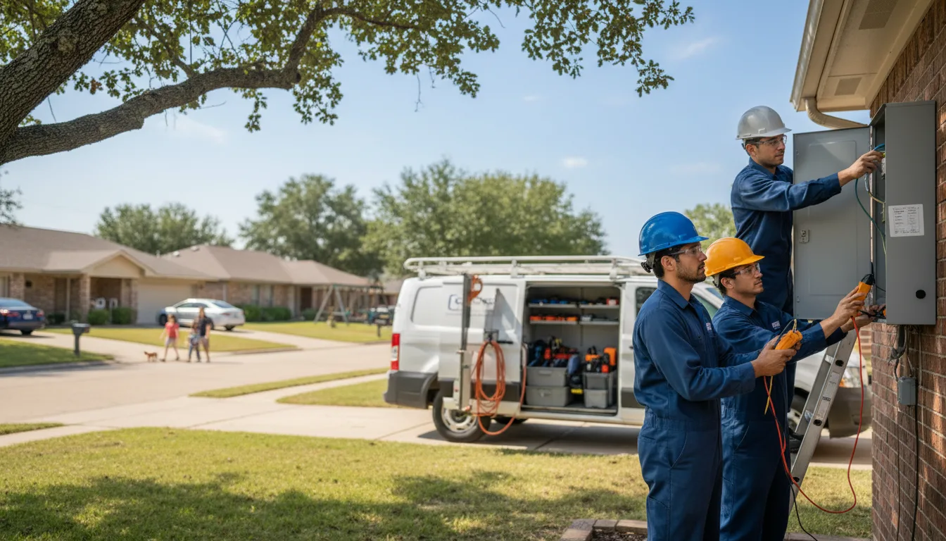 Certified electrician providing emergency electrical services in Brice, OH